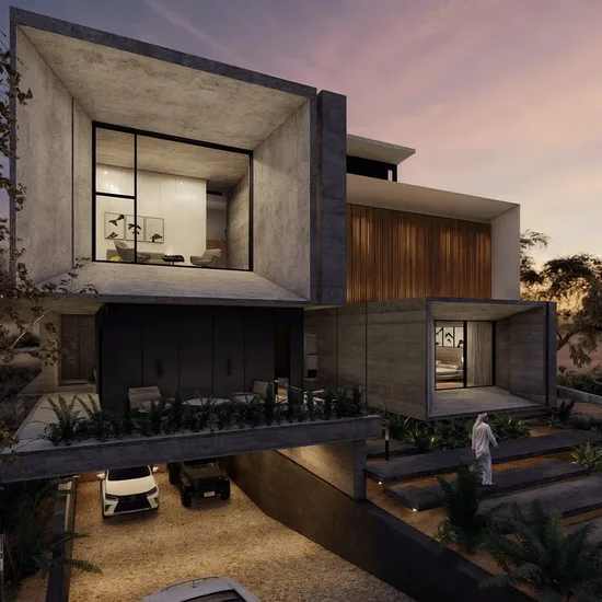 contemporary house in Abu Dhabi Alianz