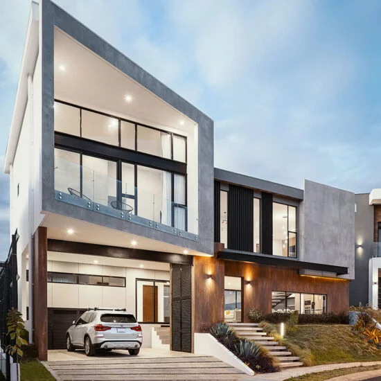 contemporary house in Francosta Condominium alianz construction