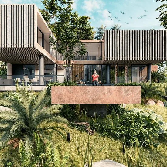 modern house in Villa Real X15 condominium alianz