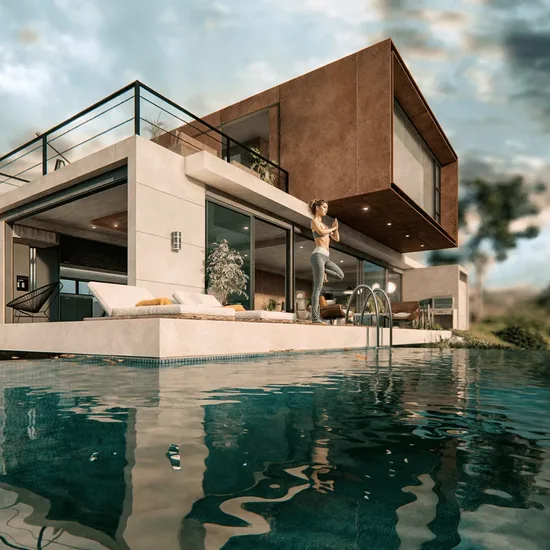 contemporary house in San Ramón alianz design