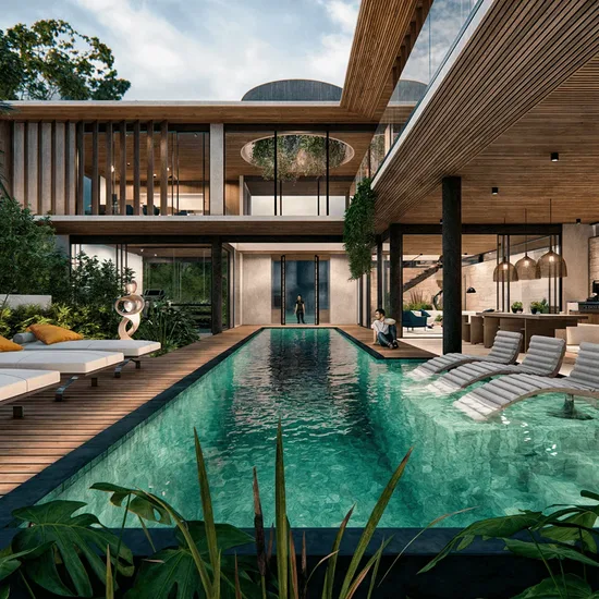 Tropical house in Hermosa Beach alianz design