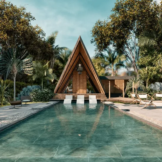 tropical modern Hotel in Limón alianz