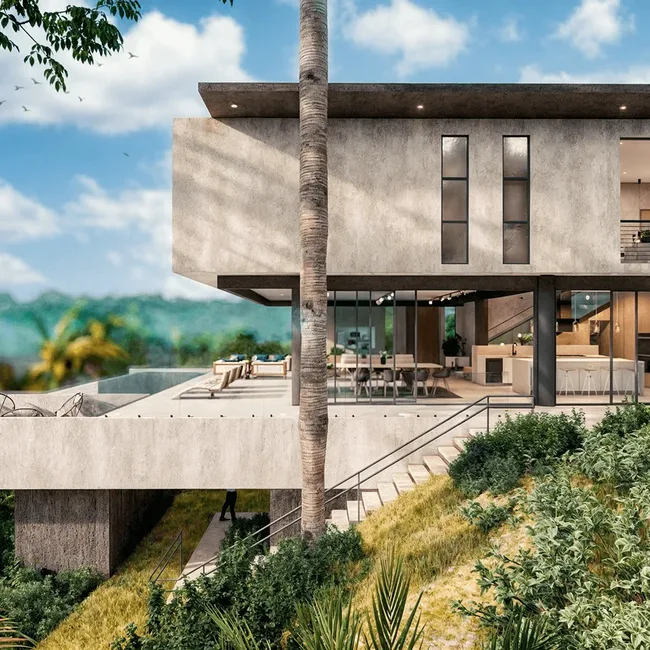 casa moderna en Condominio Senderos Tamarindo Alianz