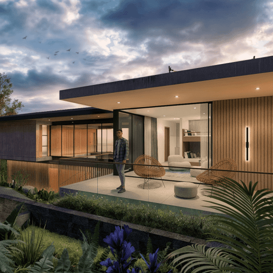 Modern house in Pacífico Condominum alianz design