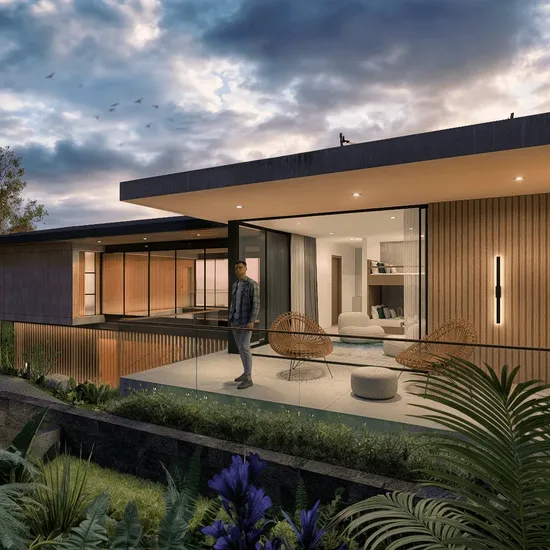 Casa moderna en Condominio Pacífico