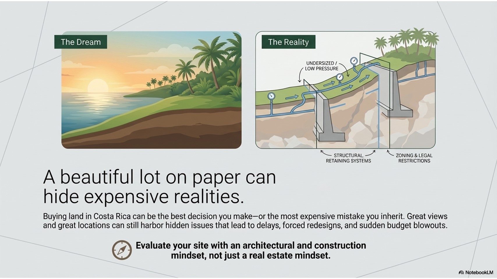 How to evaluate lot in costa rica
